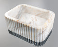 Luxury Marble Bathroom Sink – Handcrafted Natural Stone Vessel Basin, Modern Vanity Bowl