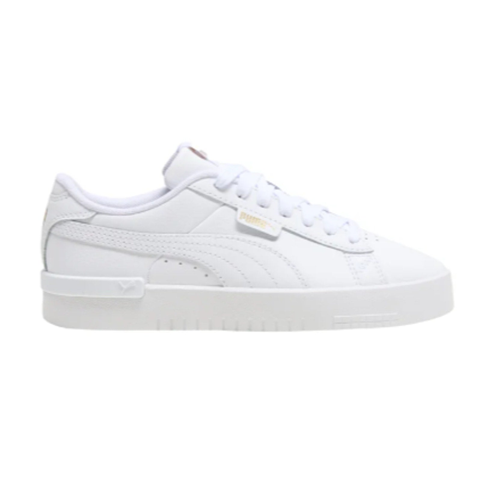 Puma Womens Size 7.5 White Leather Lace Up Athletic Court Sneaker Shoes w Box