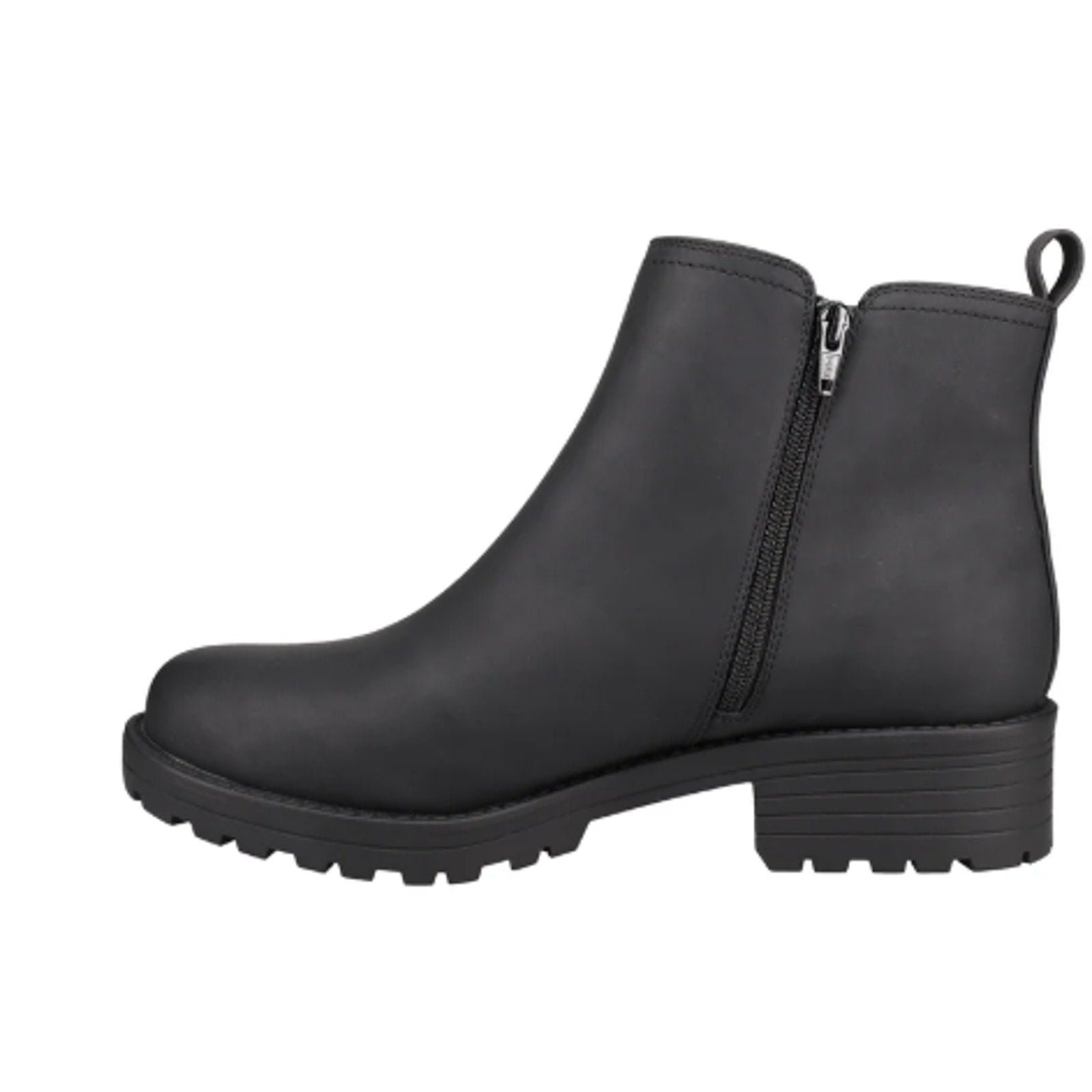 New In Box Buffalo Womens Size 7 Black Water Repellant Faux Leather Anna Boots