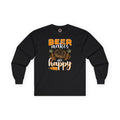 Beer Makes Me Happy Long Sleeve Tee