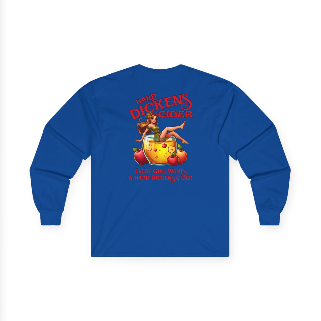 Hard Dickens Cider Front/Back Long Sleeve Tee