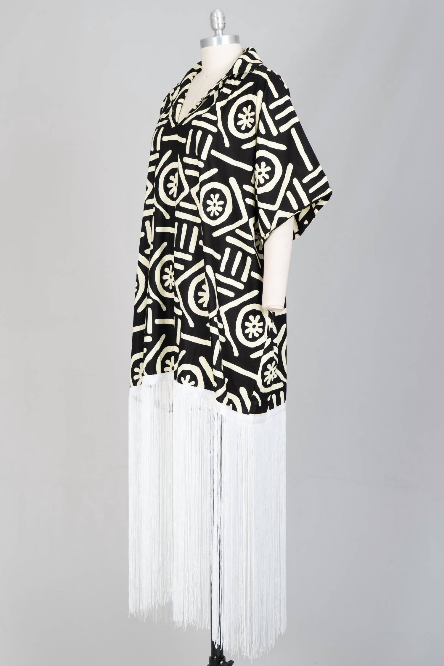 Vivid Tribe Fringe Trim Top