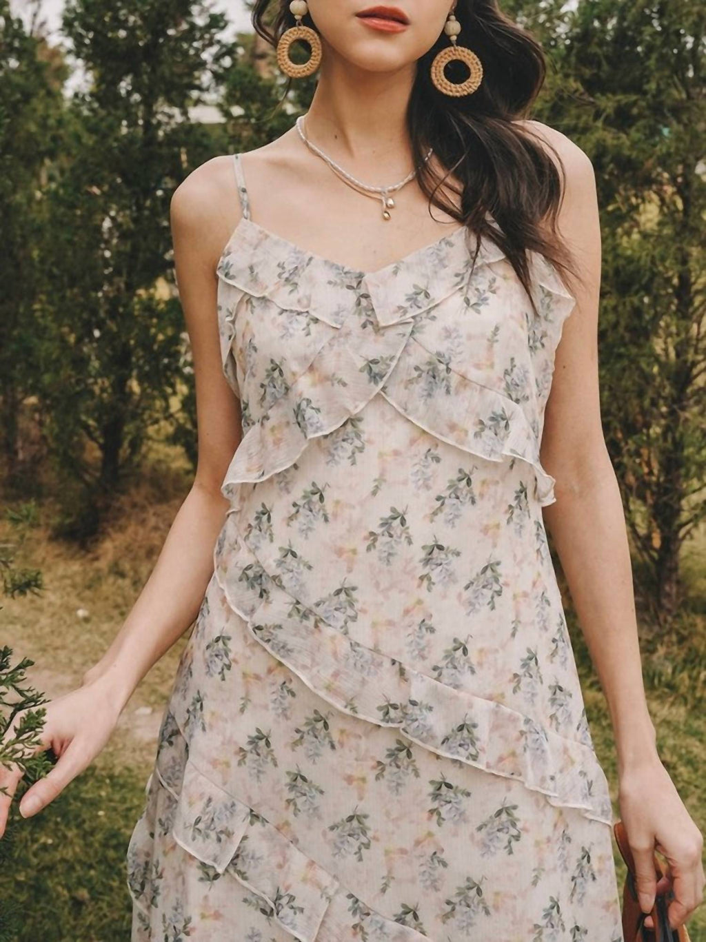 Breezy Floral Midi Dress