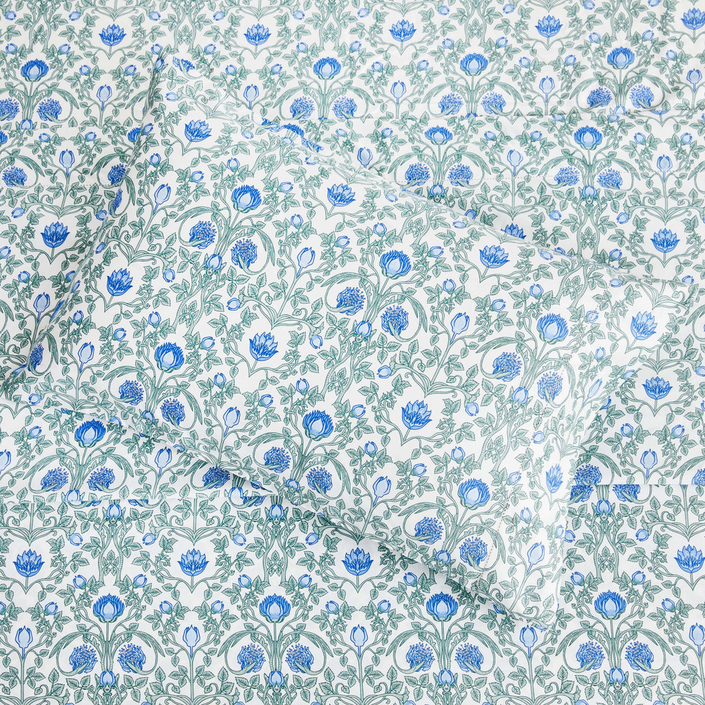 Arts & Crafts Floral Printed Sheet Set