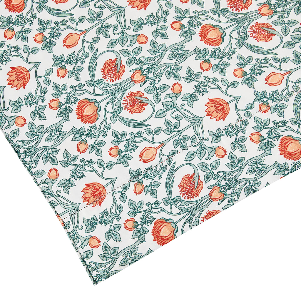 Arts & Crafts Floral Printed Pillowcase Pair