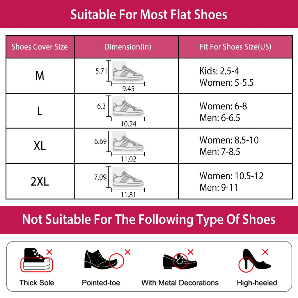 Waterproof Shoe Covers Reusable