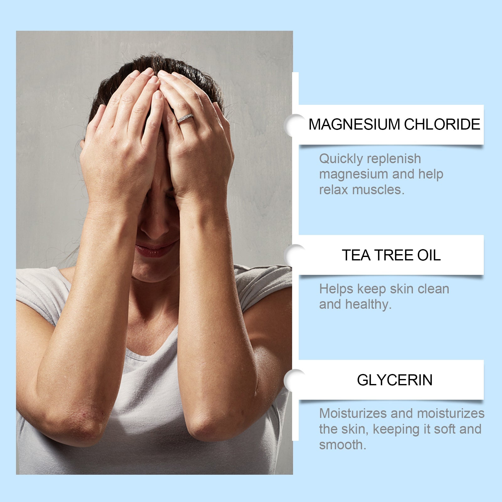 Southmoon Tea Tree Oil Sleep Spray Tea Tree Oil Magnesium Relaxing Moisturizing Body Overnight Treatment Spray