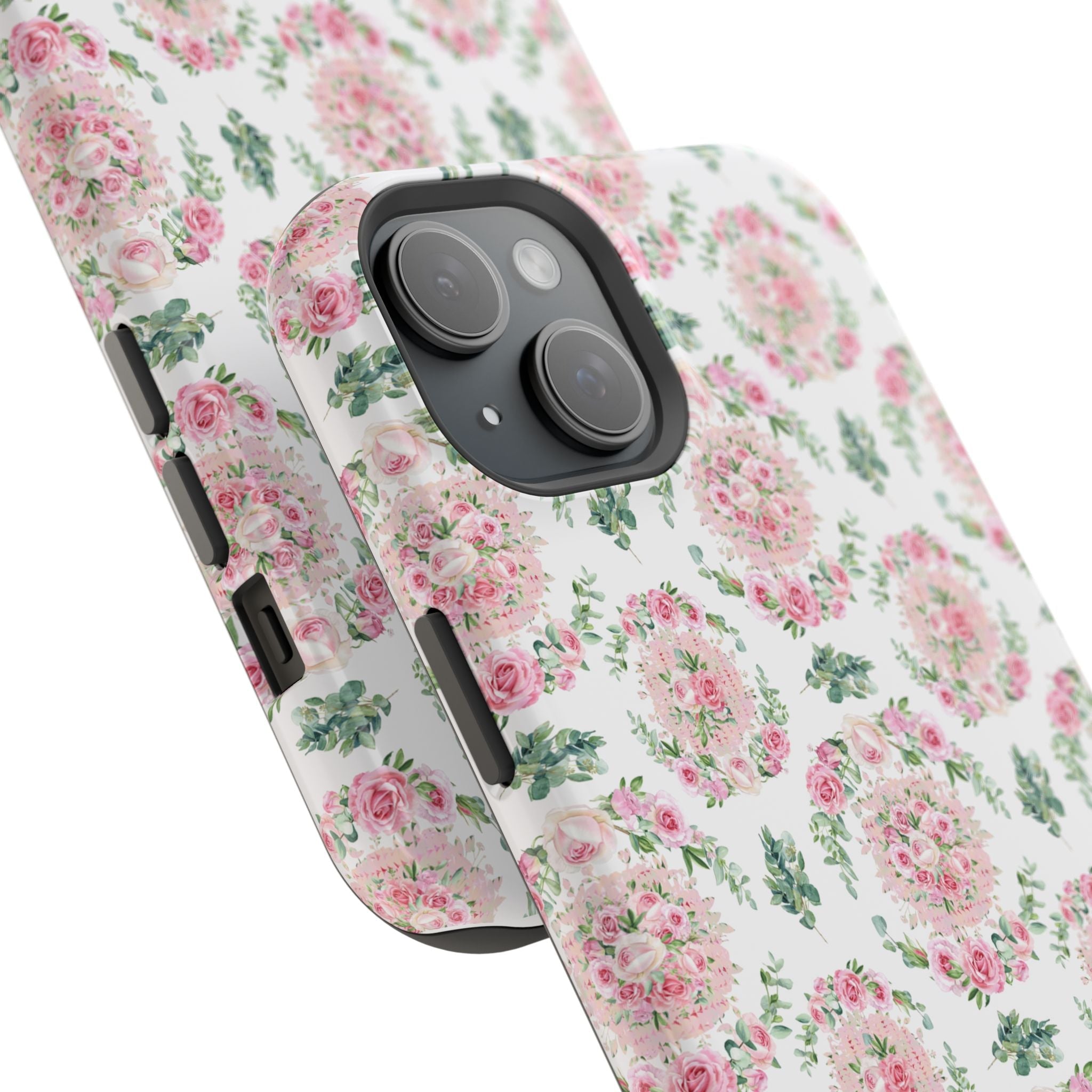 Customizable: Floral Impact-Resistant Phone Case