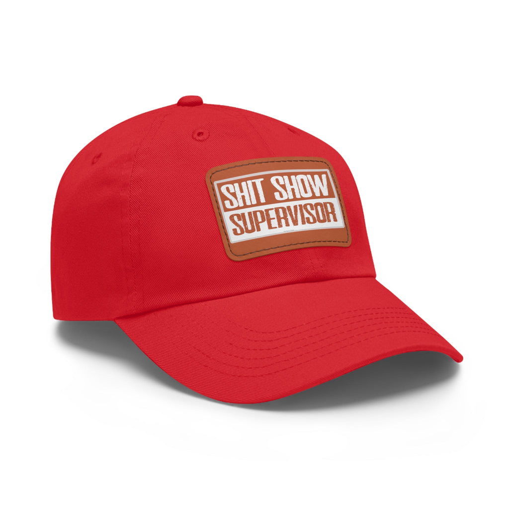 Shit Show Supervisor Hat with Leather Patch