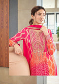 Saawan : Chinon silk long gowns