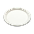 10" COMPOSTABLE PLATE WHITE/BAGASSE (qty: 50)