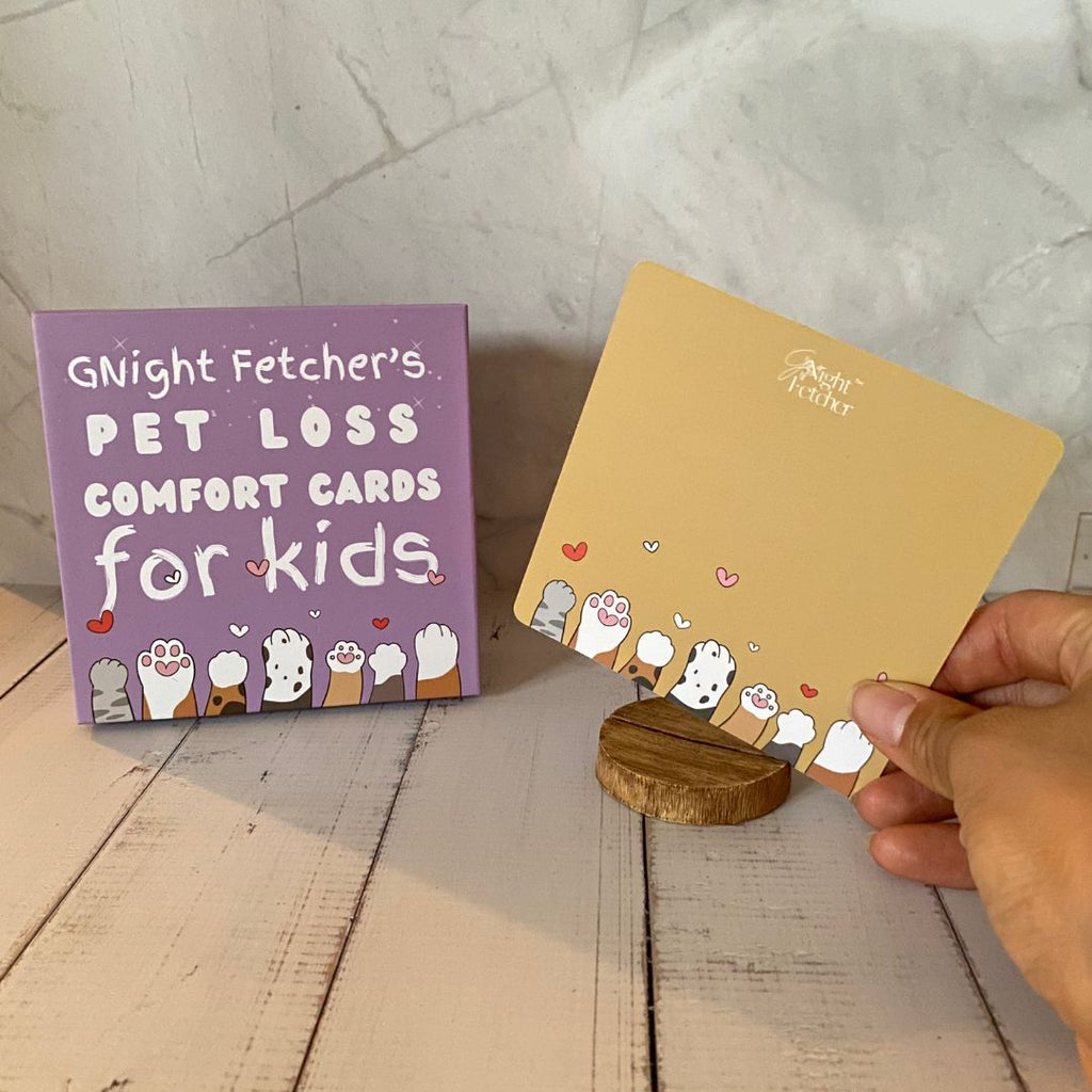 For Kids: Pet Loss Comfort Cards - 51 Affirmations with Prompts