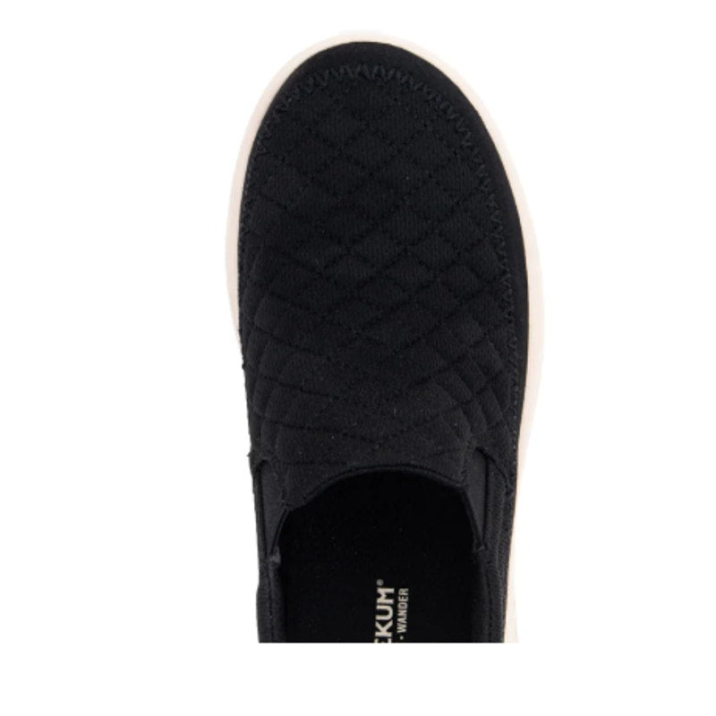 New In Box Staheekum Womens Size 8 Black Breathable Mesh Slide On Sneaker Shoes