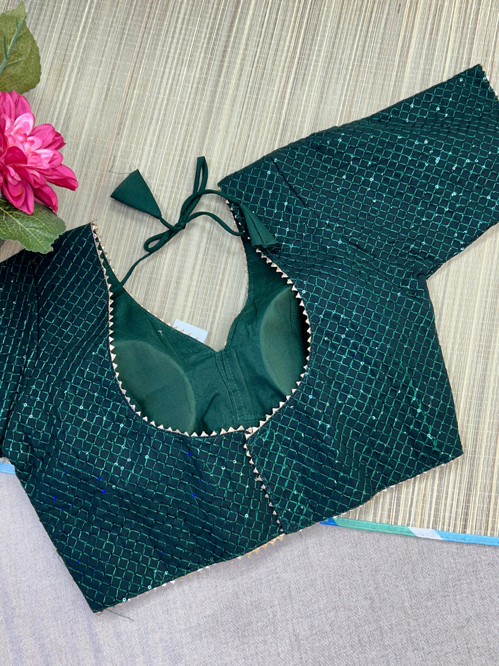 Dark green blouse