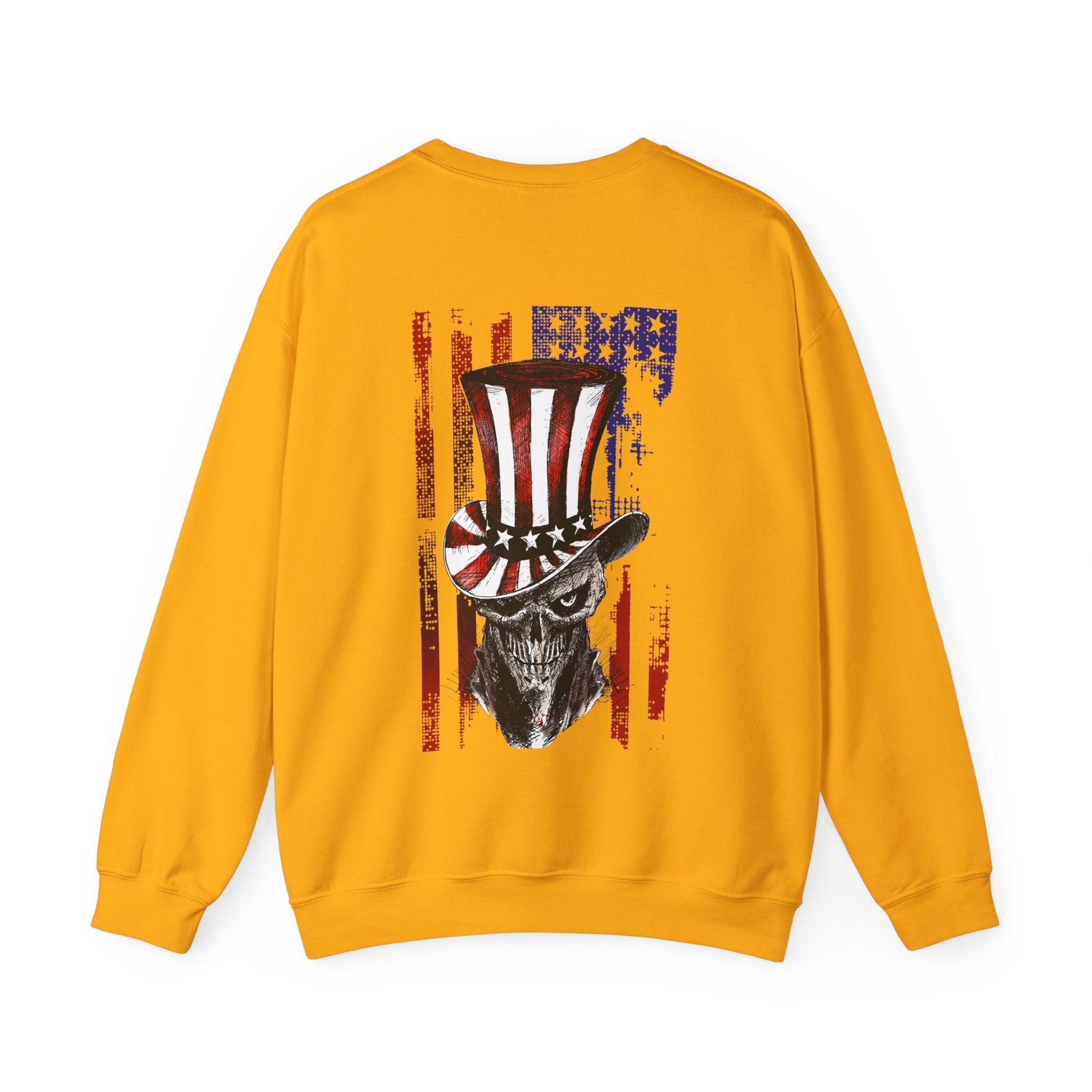 Patriotic Skull Crewneck Sweatshirt