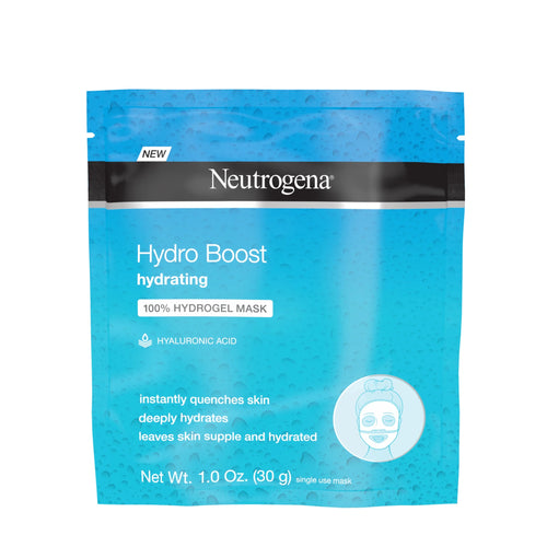 (4 Pack)  Hydro Boost Hydrating Face Mask, Hyaluronic Acid Face Sheet Mask, 1 Oz