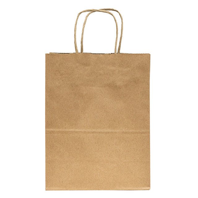 Duro Tempo Dubl Life 60# Recycled Kraft Shopping Bag (QTY 250), SKU 87097