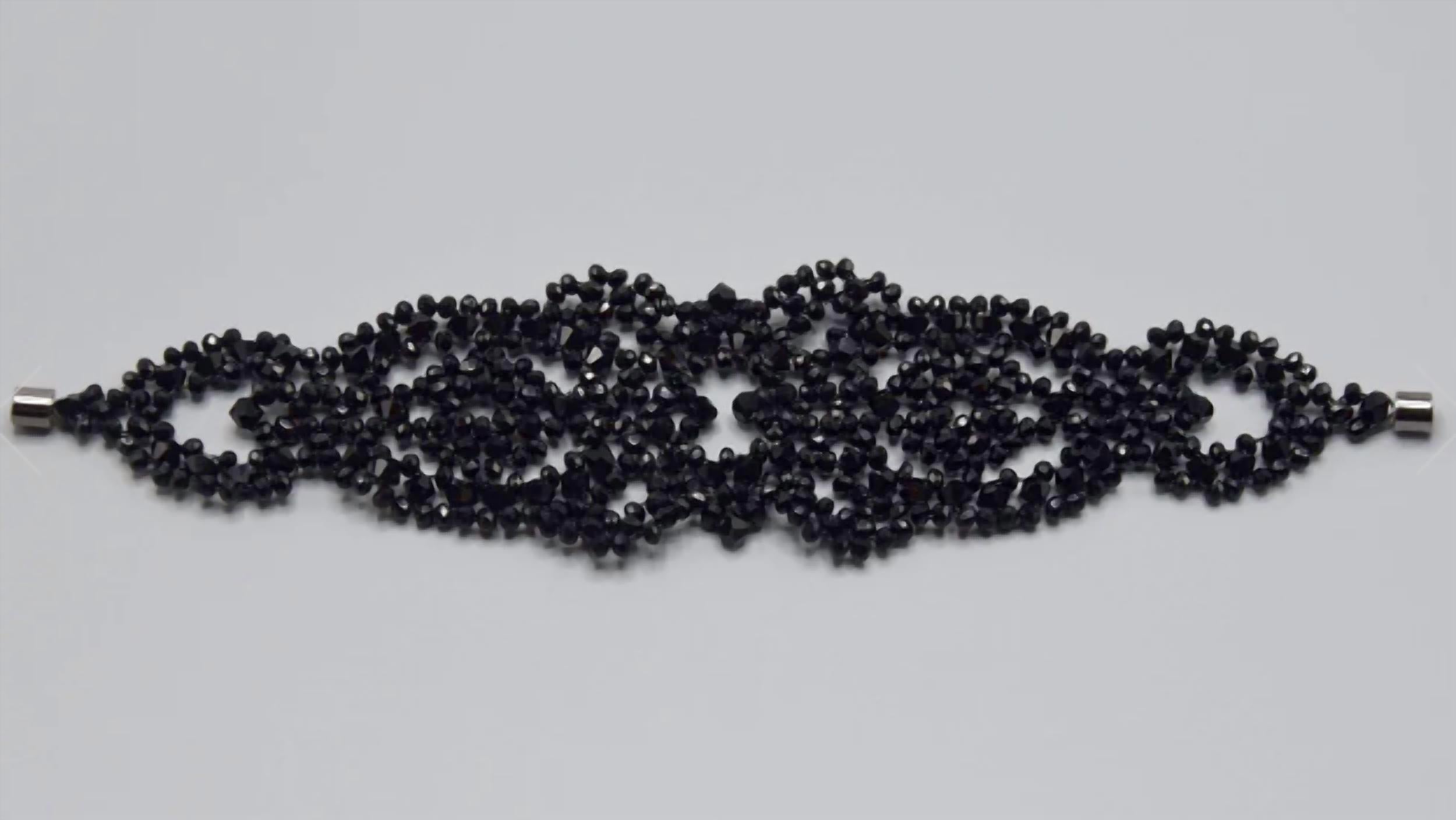 Giulia Handwoven Bead Cuff Bracelet