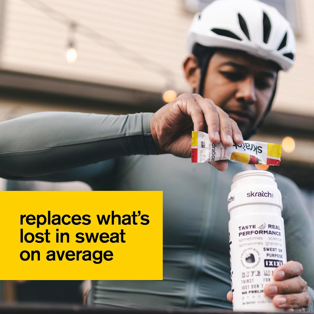 Hydration Sports Drink Mix Packets – Real‑Fruit Electrolyte Powder for Fast Hydration & Endurance | Strawberry Lemonade | 20 Pack | Vegan, Non‑Gmo, Clean Ingredients