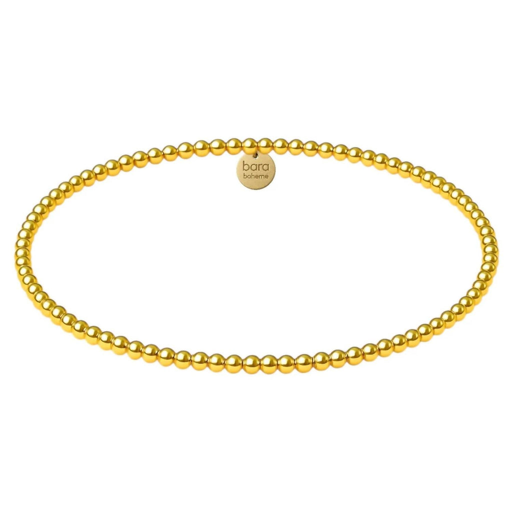 Women's Classic 2mm Filled Beaded Bracelet