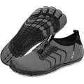 Racqua Mens Size 12 Gray Elastic Lace Cord Non Slip Reinforced Heel Water Shoes