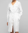 Ramie Mini Shirt Dress