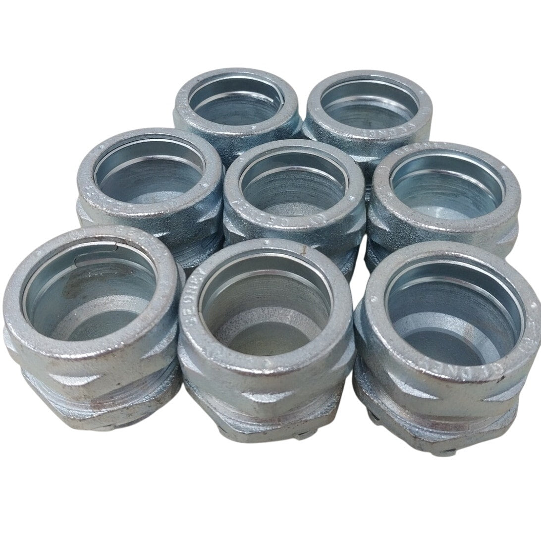 Lot of 8 New Gedney 1" Rigid Compression Connectors - Open Box