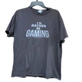 Large I Would Rather Be Gaming Short Sleeve 100% Pre Shrunk Cotton Crew Neck Tee