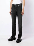Leonardo Stretch Denim Slim Straight Leg Jeans