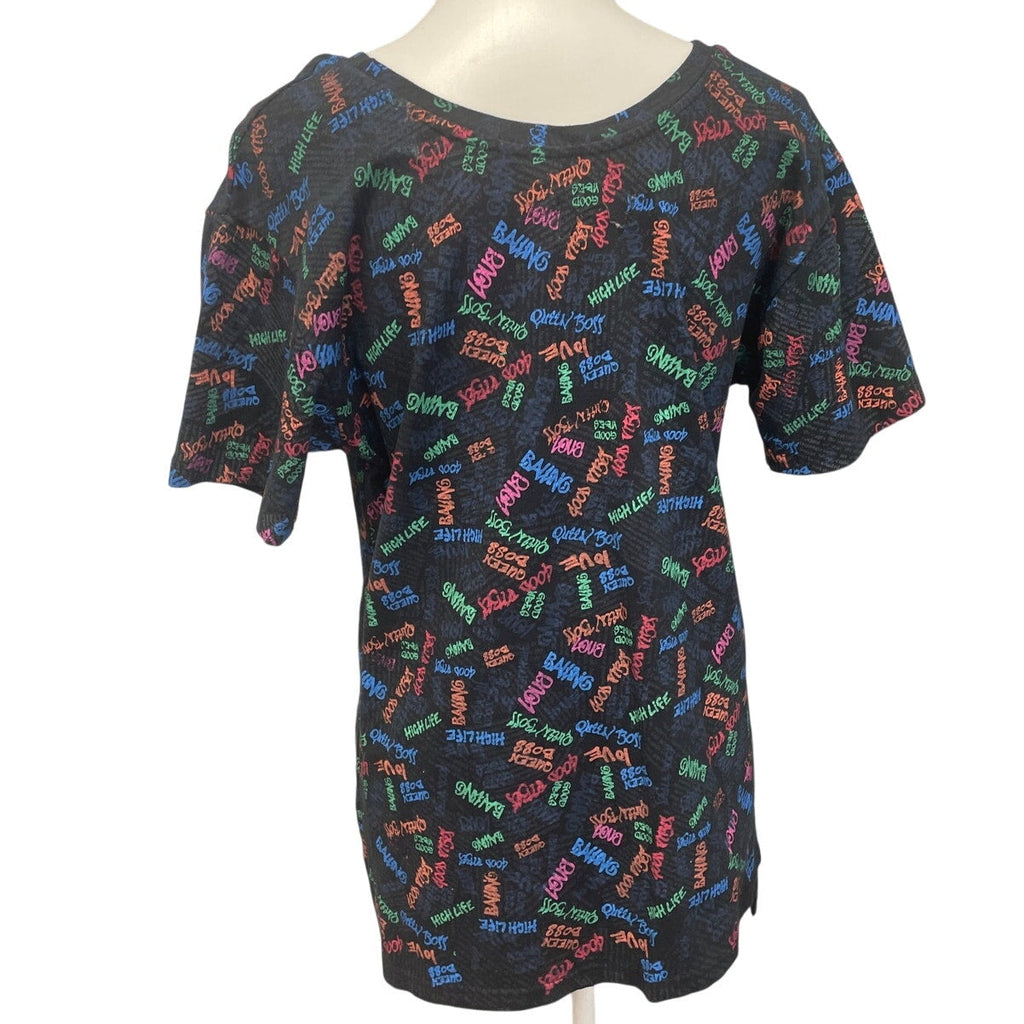 Love Love Love Womens 3X Short Sleeve Adjustable Side Sinch Tee Shirt