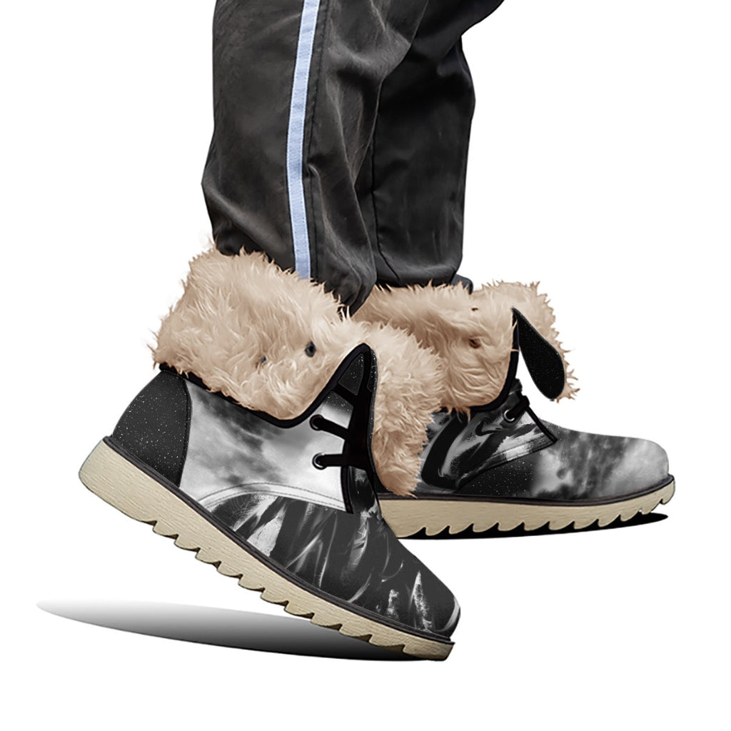 Cosmic Wonder Pour Hommes et Tous Plush Boots by Sincerely Jasmine McMorran