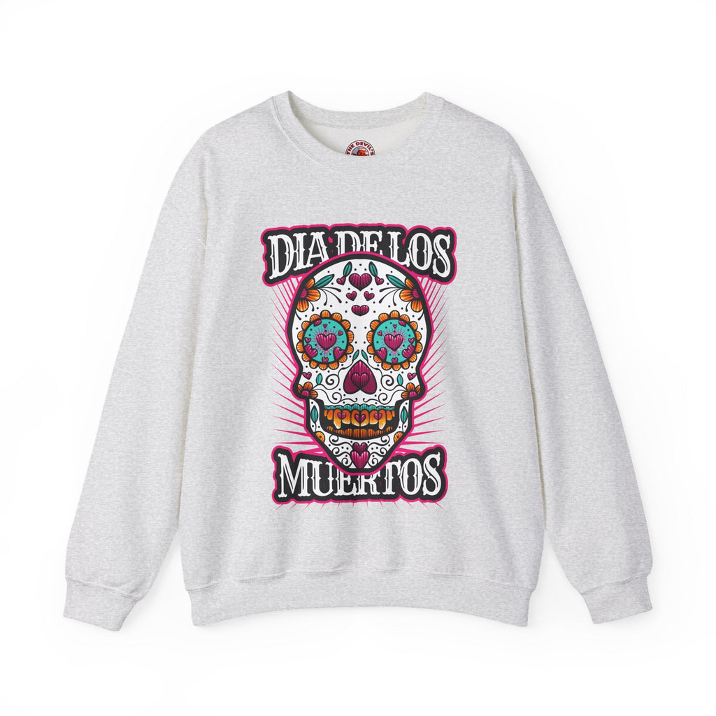 Dia De Los Muertos Skull Crewneck Sweatshirt