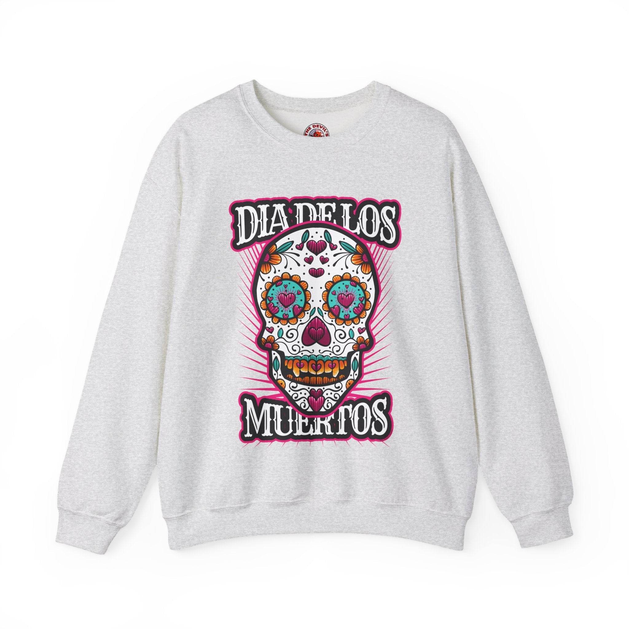 Dia De Los Muertos Skull Crewneck Sweatshirt
