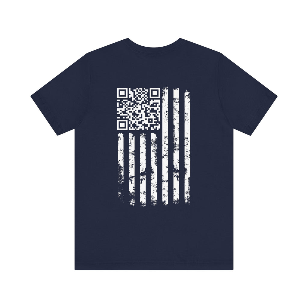 American Flag QR Code T-Shirt
