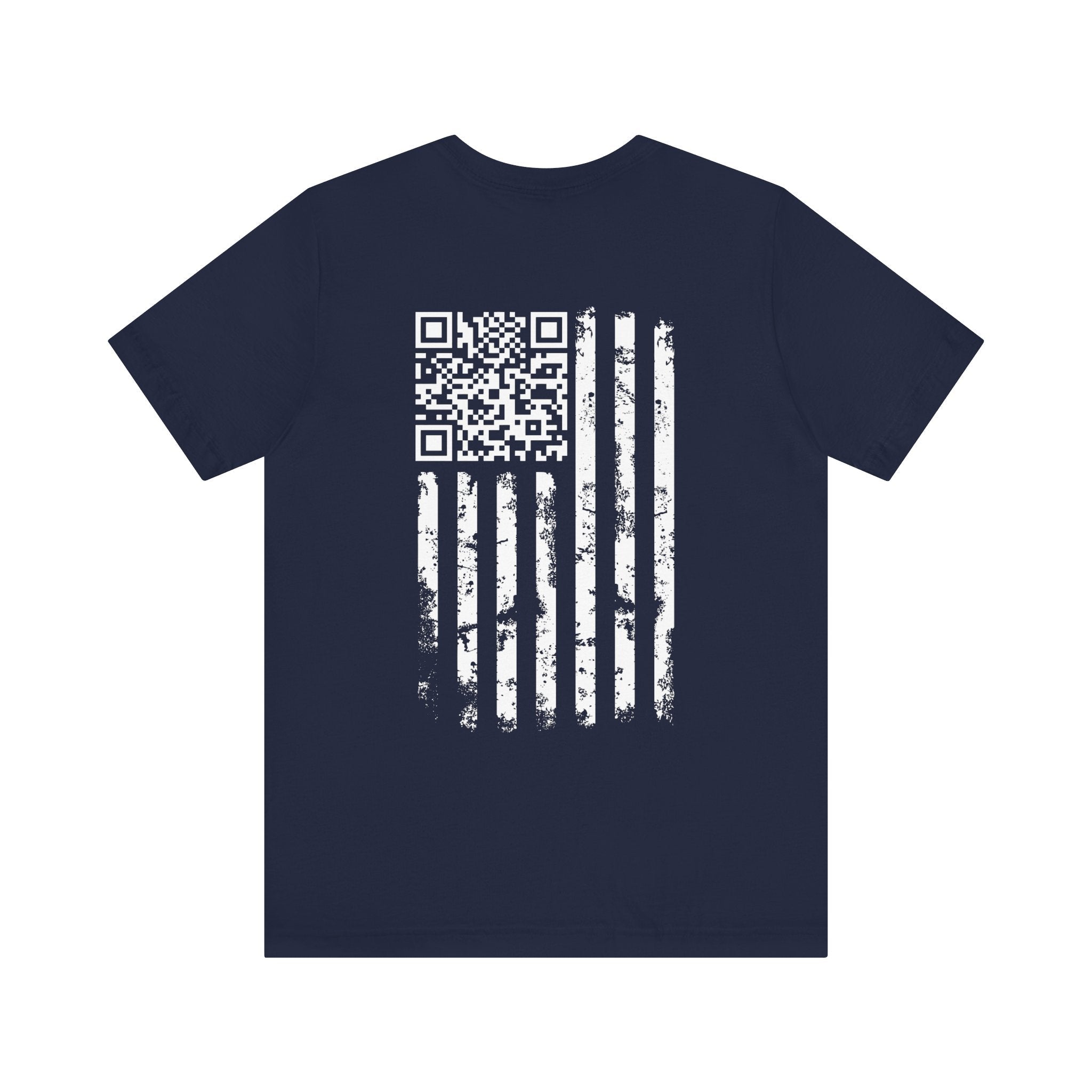 American Flag QR Code T-Shirt