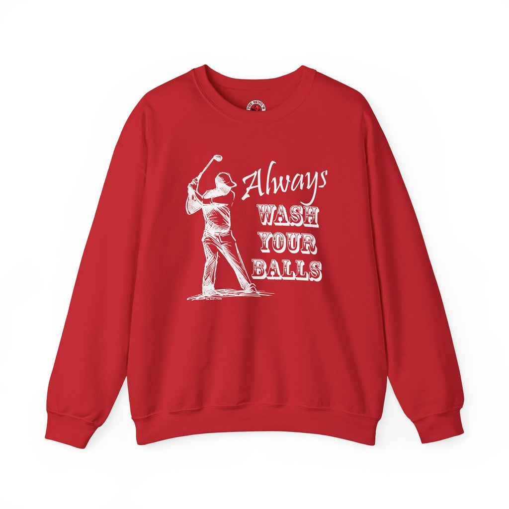 Always Wash Your Balls Golf Crewneck Sweatshirt