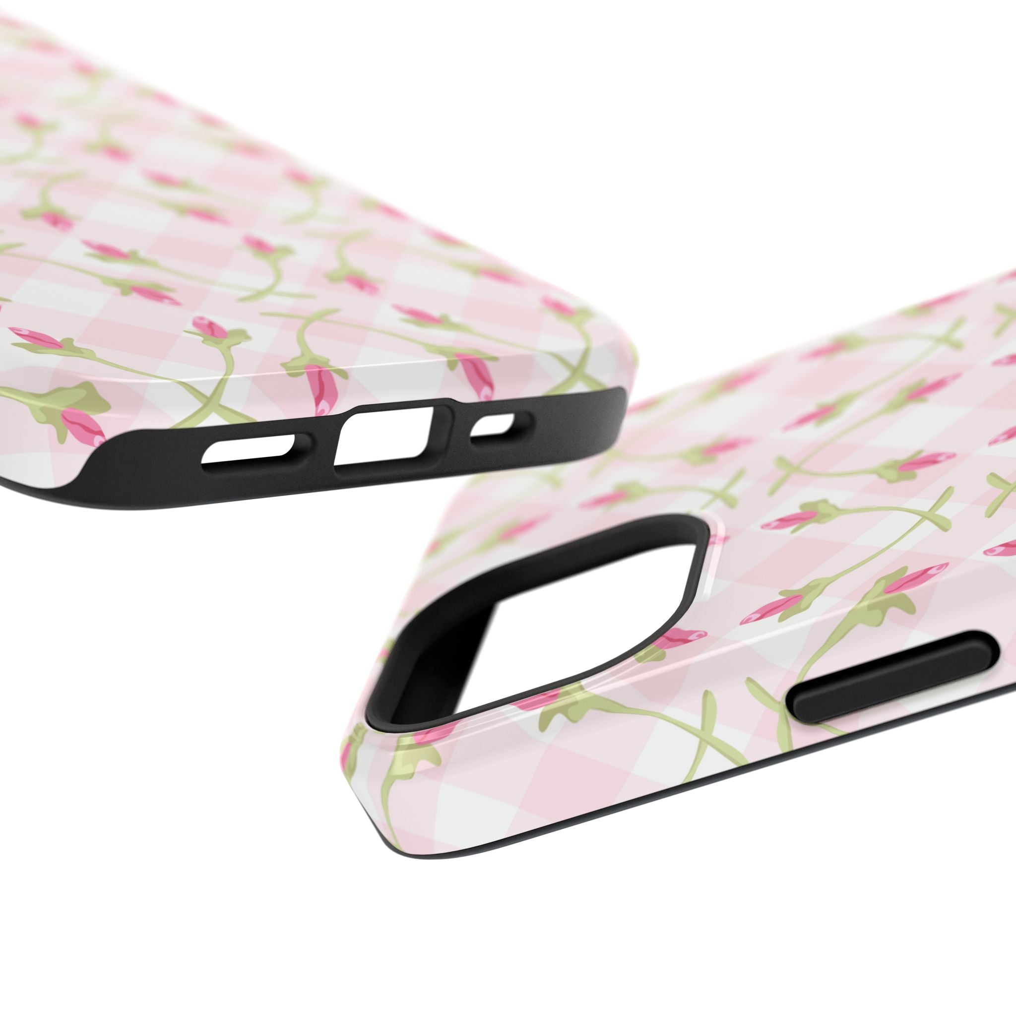 Customizable: Floral Impact-Resistant Phone Case