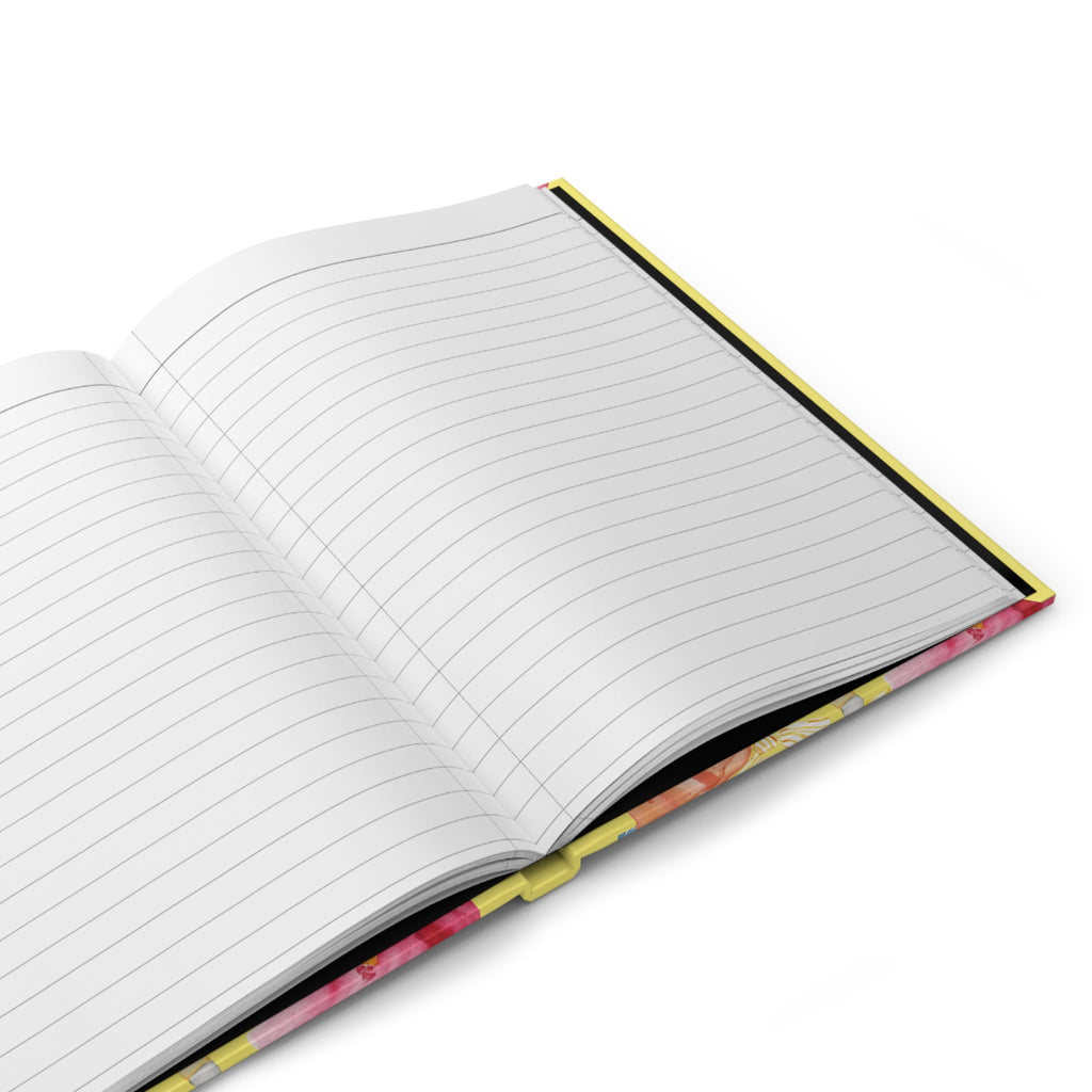 Colorful Hardcover Journal - Life is Wonderful, Inspirational Diary, Gift for Writers, Fun Notes, Creative Journal, Vibrant Stationery