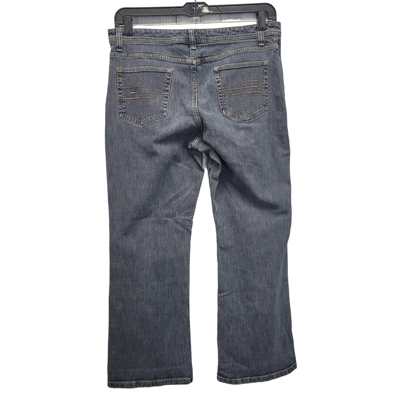 Natural Reflections Womens 12P Petite Cotton Spandex Straight Leg Denim Jeans