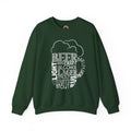 Beer Mug Of Words Crewneck Sweatshirt