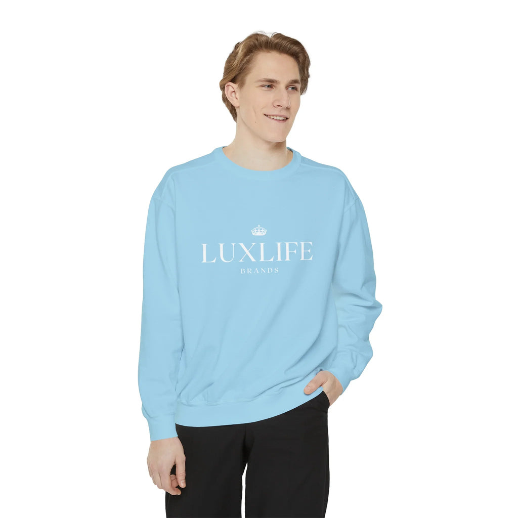 Luxlife Brands Garment-Dyed Sweatshirt