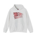 Red American Flag Hooded Sweatshirt