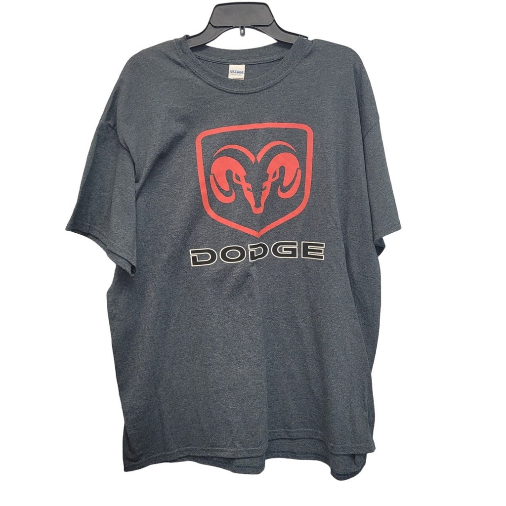 Gildan Mens XL PolyCotton Dodge Short Sleeve Crew Neck Tee Shirt