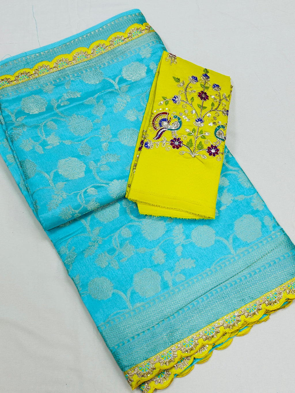 Party wear silk saree
