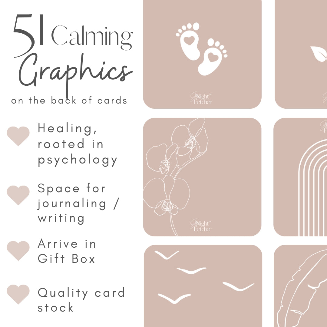 Grief Comfort Cards for Child Loss or Miscarriage - 51 Grief Affirmations