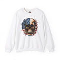 American Flag Skull Crewneck Sweatshirt