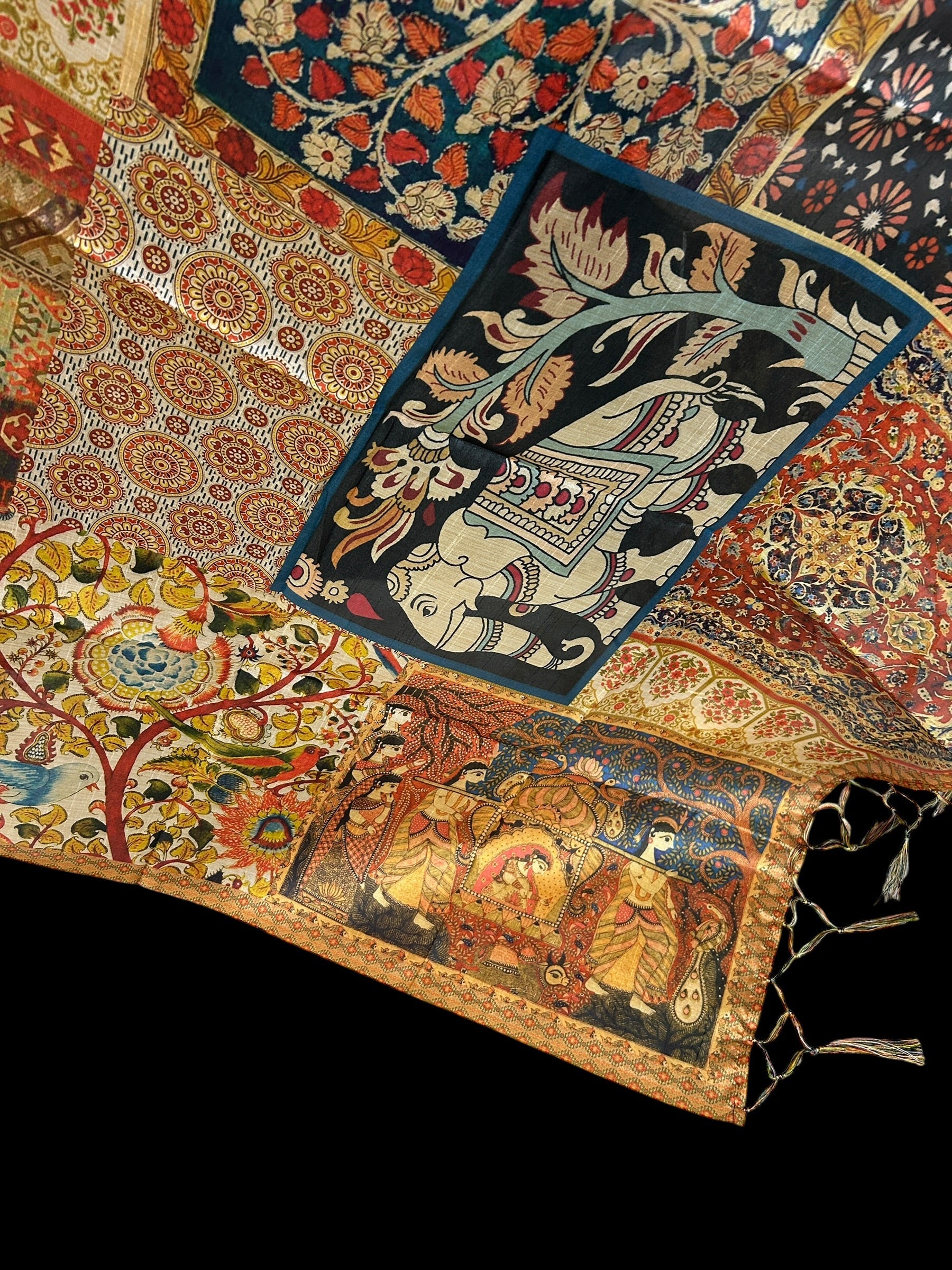 Kalamkari print dupatta