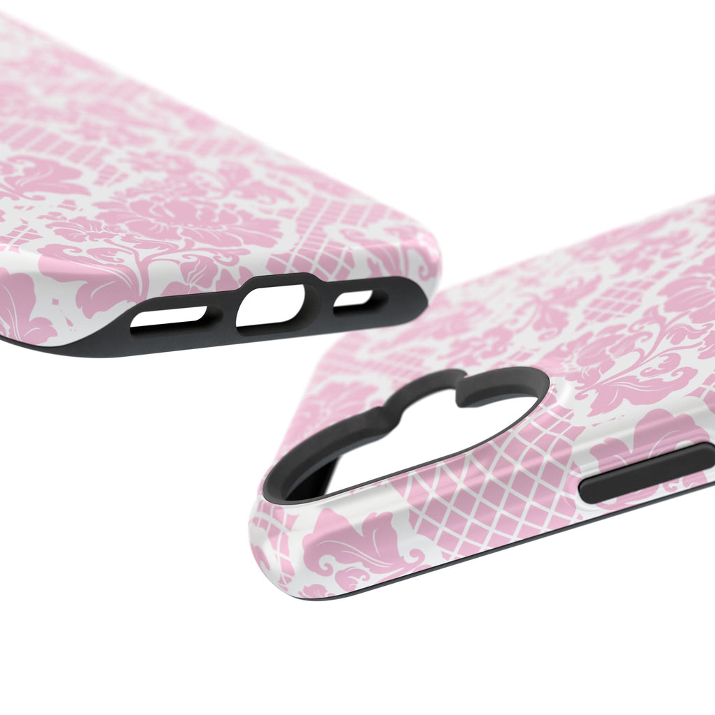 Customizable: Pink Lace Inspired Elegantly Chic Impact-Resistant Case
