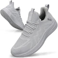 Feethit Mens Size 10 Gray Sneakers Lace Up Slip On Athletic Tennis Shoes