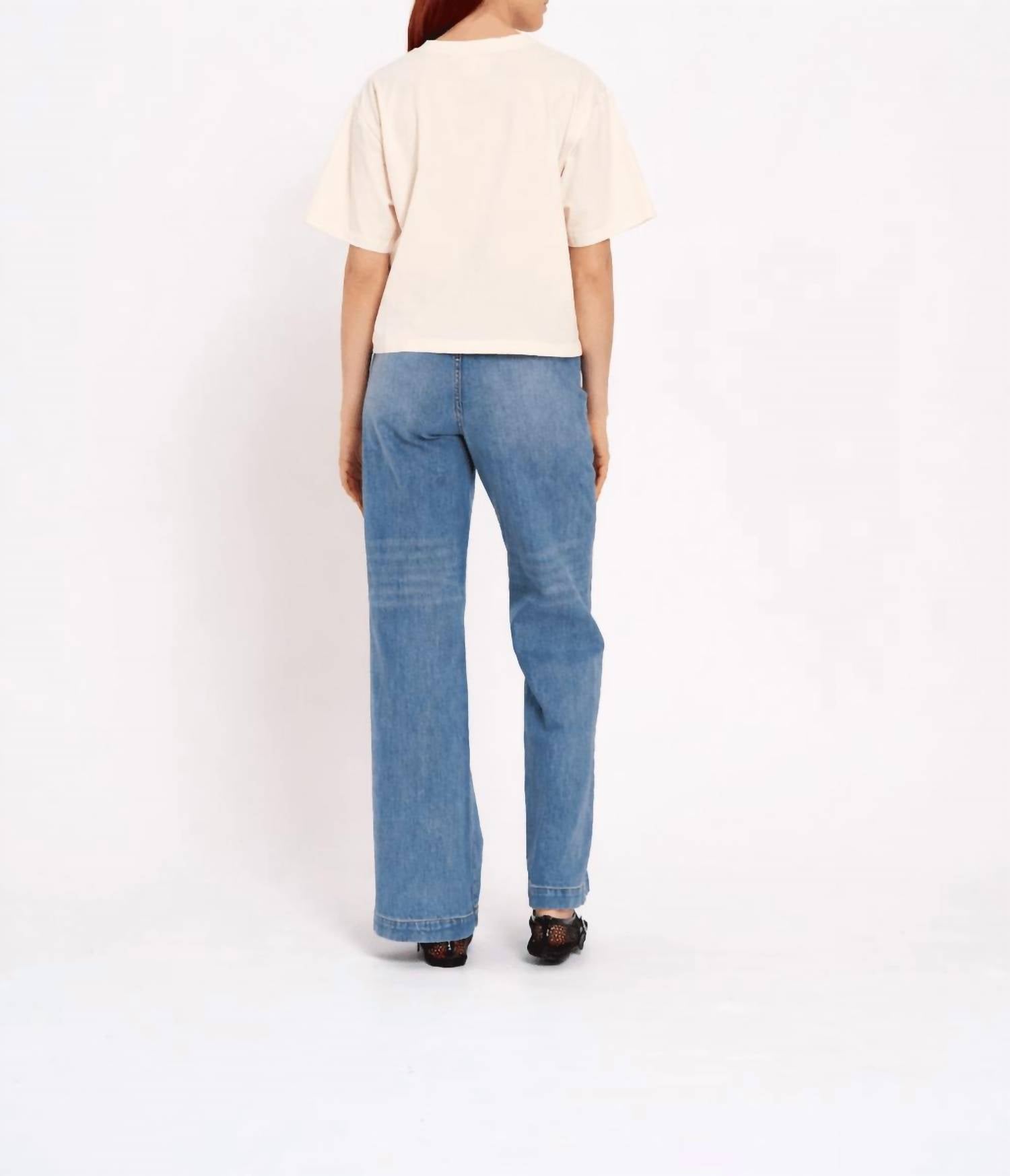 Soleil Soleil Boxy Crop Vintage Tee